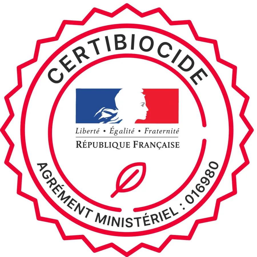 Agrément Certibiocide ministériel FL Hygiène 3D