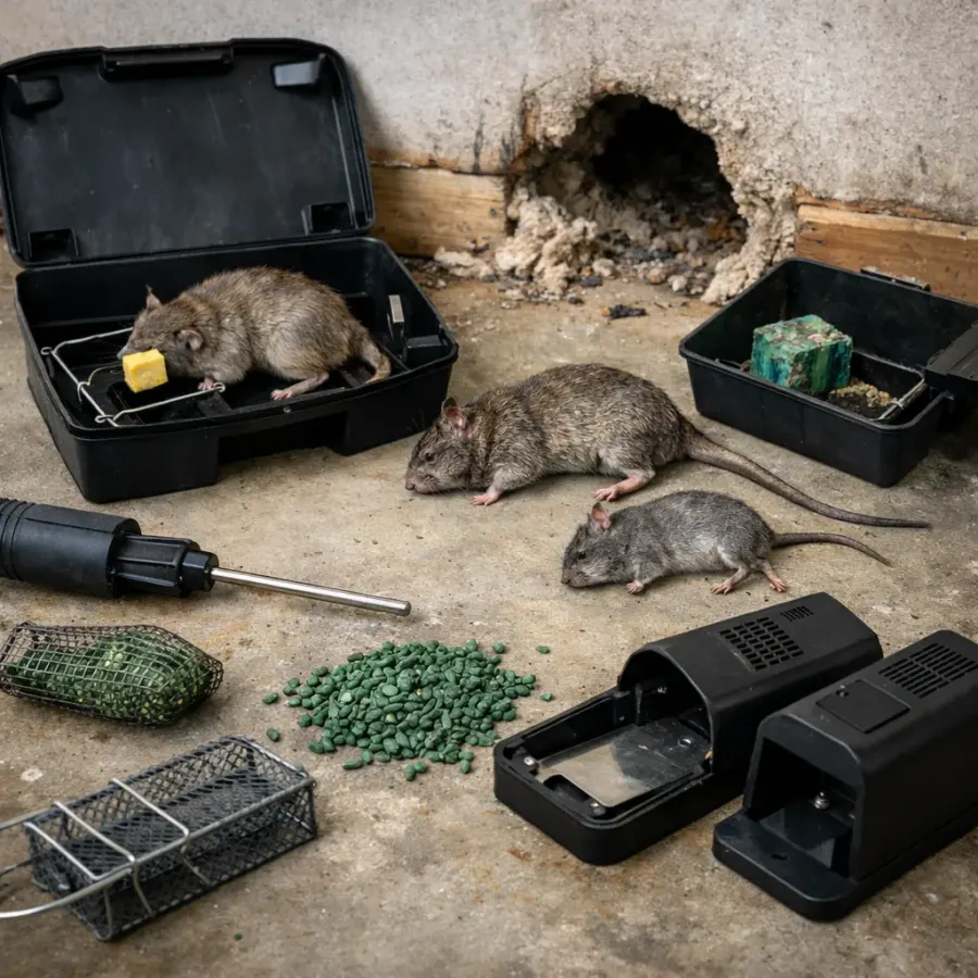 Dératisation professionnelle rats et souris en IDF par FL Hygiène 3D