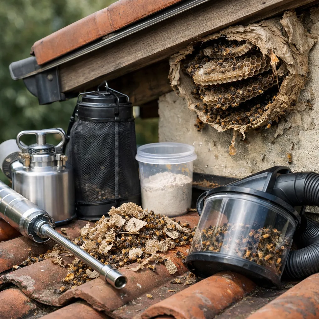 Destruction nid de guêpes et frelons asiatiques en Île-de-France